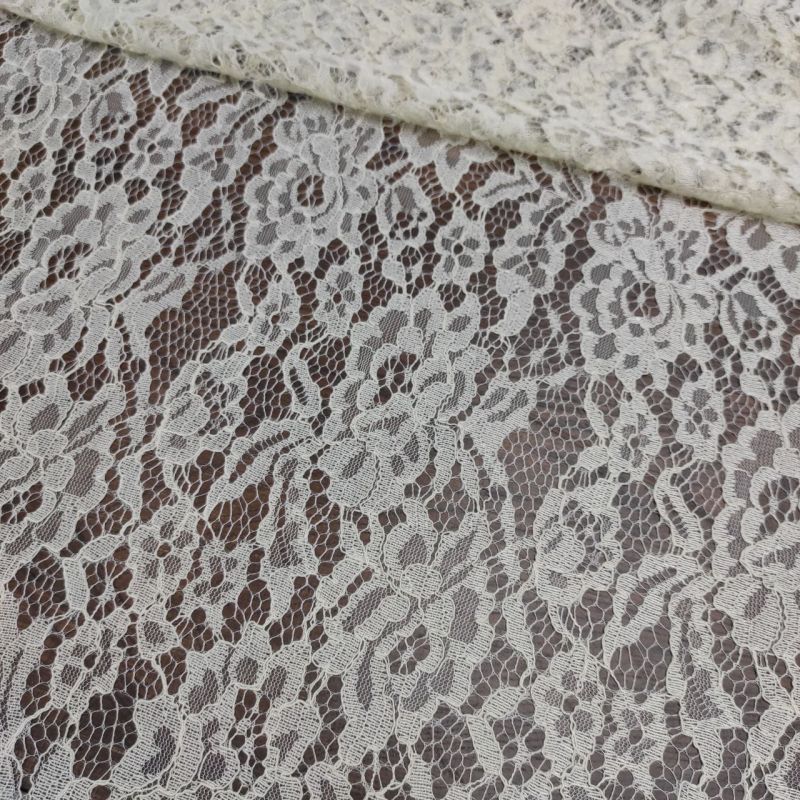 Мереживна тканина "IRMA" з кордовою ниткою 70054_04 Крем