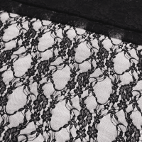 Гіпюр стрейч "Sunset" (JX138_01) Чорний