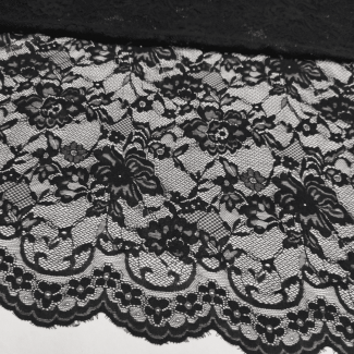 Гіпюр стрейч "LOLA" (6510_01) Чорний