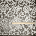 Сітка AMANDA ns01_04 крем мережива тканина Сітка AMANDA ns01_04 крем тканина з квітковою вишивкою