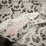 Сітка AMANDA ns01_04 крем мережива тканина Сітка AMANDA ns01_04 крем тканина з квітковою вишивкою