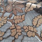 Мереживна тканина з велюром "Cinnamon" (3127_01/04), чорний Мереживна тканина з велюром "Cinnamon" (3127_01/04), чорний