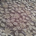 Мереживна тканина з велюром "Cinnamon" (3127_15), латте Мереживна тканина з велюром "Cinnamon" (3127_15), латте