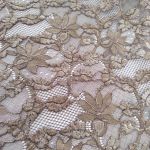 Мереживна тканина з велюром "Cinnamon" (3127_15), латте Мереживна тканина з велюром "Cinnamon" (3127_15), латте