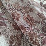 Мереживна тканина з велюром "Cinnamon" (3127_16), шоколад Мереживна тканина з велюром "Cinnamon" (3127_16), шоколад