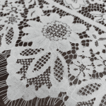 Мереживна тканина "Joli" з натуральною ниткою 1609_02 Білий Мереживна тканина "Joli" з натуральною ниткою 1609_02 Білий