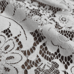 Мереживна тканина "Joli" з натуральною ниткою 1609_02 Білий Мереживна тканина "Joli" з натуральною ниткою 1609_02 Білий