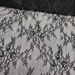 Гіпюр стрейч "Lagoon" (7263_01) Чорний