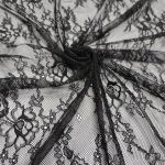 Гіпюр стрейч "Lagoon" (7263_01) Чорний Гіпюр стрейч "Lagoon" (7263_01) Чорний