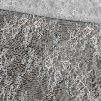 Гіпюр стрейч "Lagoon" (7263_02) Білий