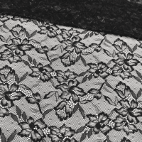 Гіпюр стрейч "Mindi" (7224_01) Чорний