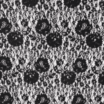 Гіпюр оксамитовий "MONA" (1810_01), чорний