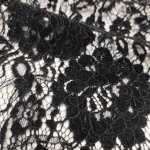 Гіпюр оксамитовий "MONA" (1810_01), чорний