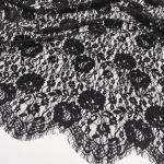 Гіпюр оксамитовий "MONA" (1810_01), чорний