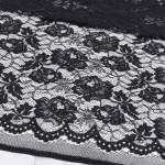 Мереживо кордове "Nora" (6202_01) Чорний
