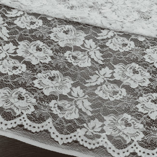 Мереживо кордове "Nora" (6202_02) Молочний