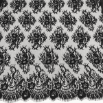 Мереживо шантільї з кордом "KAILA" 78843_01 Чорний