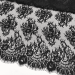 Мереживо шантільї з кордом "KAILA" 78843_01 Чорний