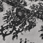 Мереживо шантільї з кордом "KAILA" 78843_01 Чорний