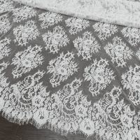 Мереживо шантільї з кордом "KAILA" 78843_02 Білий