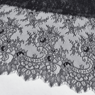 Мереживо "Шантільї" 9077_01 Чорний