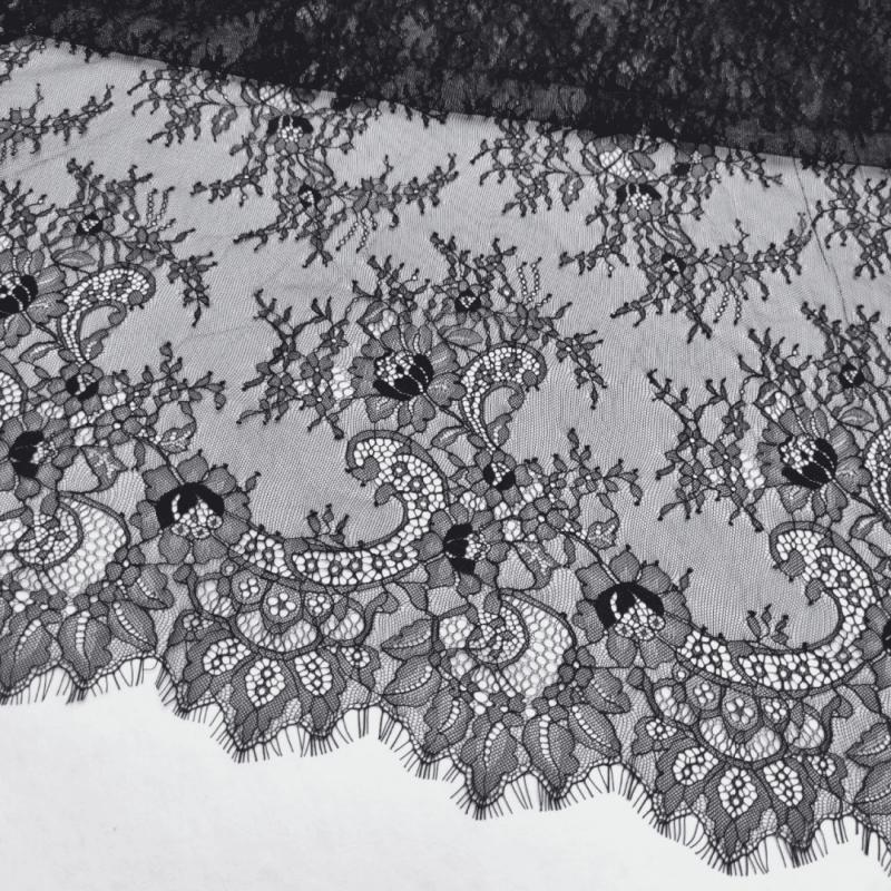 Мереживо "Шантільї" 9077_01 Чорний