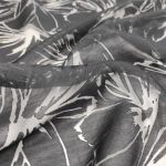 Органза декатована "Taira" (9950_01) Чорний