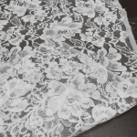 Мереживна тканина "Vivien" з кордовою ниткою 8025_02 Білий