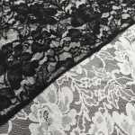 Мереживна тканина "Vivien" з кордовою ниткою 8025_02 Білий