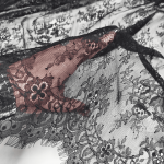 Мереживо "Шантільї" 78312_01 Чорний