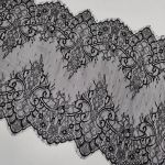 Мереживо французьке 38 см 98031-1_01 Чорний