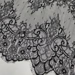 Мереживо французьке 38 см 98031-1_01 Чорний