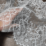 Мереживо французьке 45 см 98031-1_02 Білий