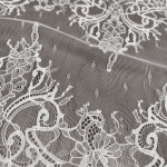 Мереживо французьке 45 см 98031-1_02 Білий