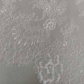 Мереживо французьке 45 см 98020-1_02 Білий