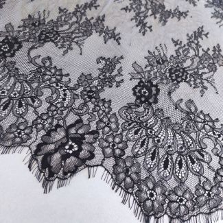 Мереживо французьке 50 см 98020-1_01 Чорний