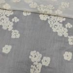 Органза віскозна з вишивкою "MILENA" (1106_02) Вершковий