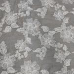 Органза віскозна з вишивкою "ESTER" (1107_02) Вершковий