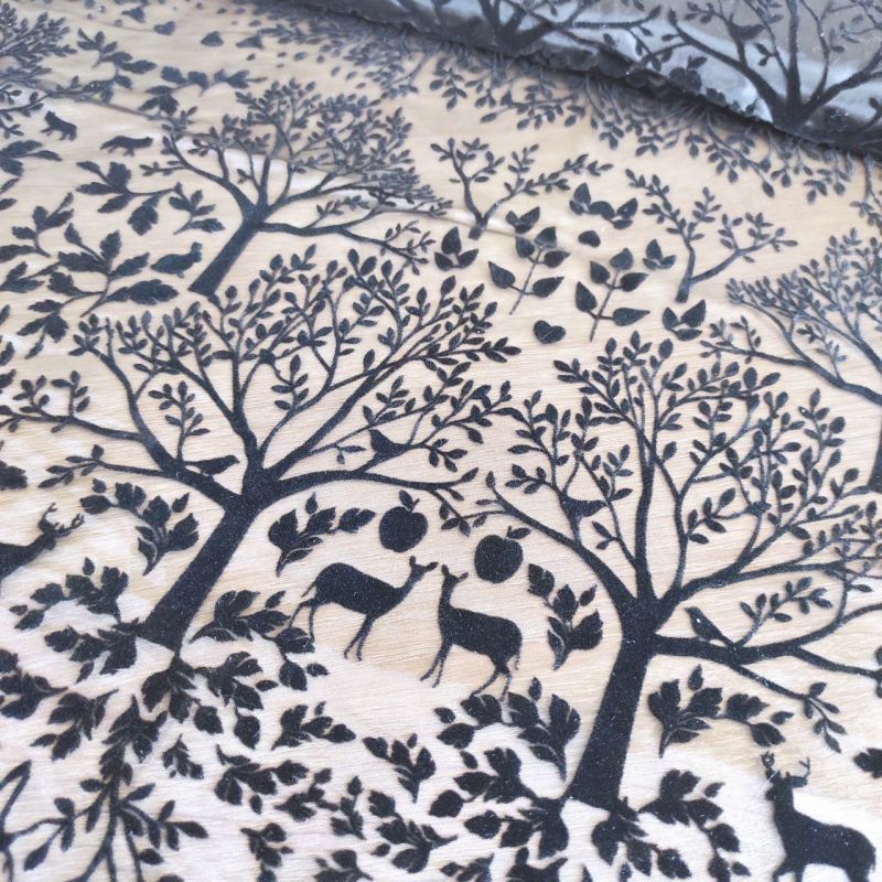 Органза з флоковим напиленням у стилі Dior Органза з флоковим напиленням у стилі Dior