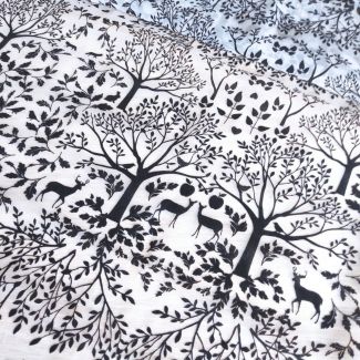 Органза з флоковим напиленням у стилі Dior