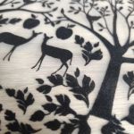 Органза з флоковим напиленням у стилі Dior Органза з флоковим напиленням у стилі Dior