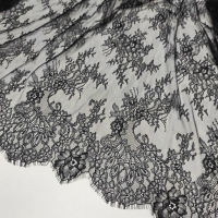 Мереживо "Шантільї" 98020_01 Чорний