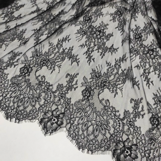 Мереживо "Шантільї" 98020_01 Чорний