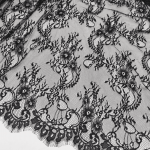 Мереживо "Шантільї" S52_01 Чорний Мереживо "Шантільї" S52_01 Чорний