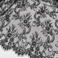 Мереживо "Шантільї" S52_01 Чорний Мереживо "Шантільї" S52_01 Чорний