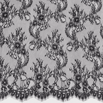 Мереживо "Шантільї" S52_01 Чорний