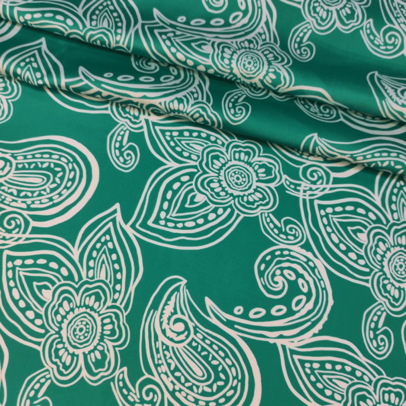 Шовк віскоза "Sharli" (60667_24), зелений Шовк віскоза "Sharli" (60667_24), зелений