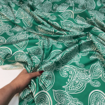 Шовк віскоза "Sharli" (60667_24), зелений Шовк віскоза "Sharli" (60667_24), зелений