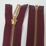 Блискавка металева №3 70 см (179) Бордо