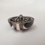 Гудзик Шубний/Пальтовий д-3.5см Рожевий-стрази